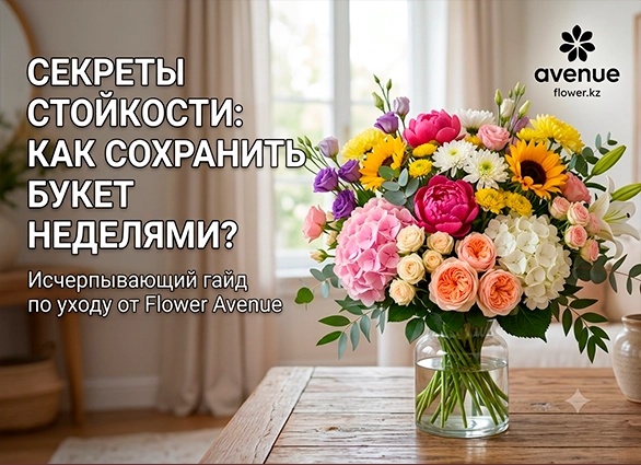Как правильно ухаживать за цветами в вазе: гайд от Flower Avenue