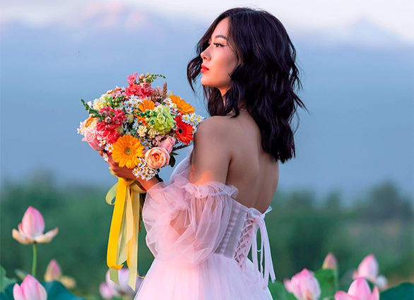 Илюстрация к Летнее настроение вместе с букетами Flower.kz Летнее настроение вместе с букетами Flower.kz