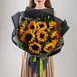 Букет из подсолнухов 9 шт. - фото 3