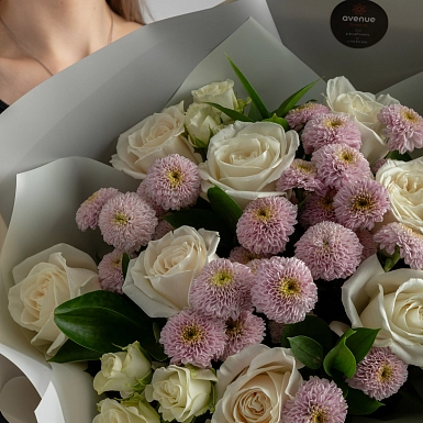 Букет из кустовых хризантем “Райана” - фото 6