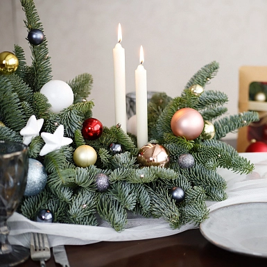 Новогодняя композиция "Романтик" - фото 2