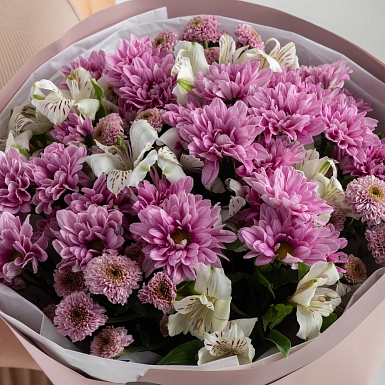 Букет с хризантемой "Calimero" - фото 3