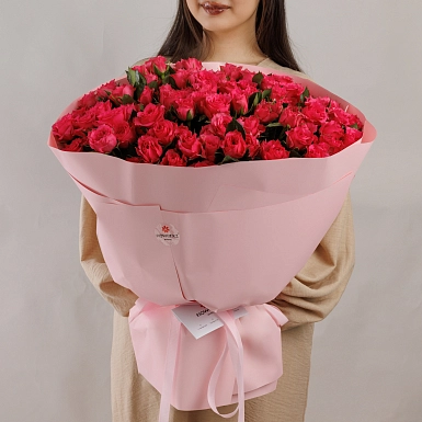 Букет из 19 кустовых роз "Sofi" - фото 2