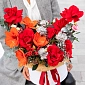 Букет из амариллиса и роз "Возлюби" S - фото 3