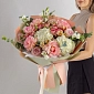Букет из роз и гортензии "Айман” фото
