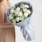 Букет из белых гвоздик "Снежки" - фото 1