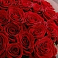 Букет из 25 красных роз 70 см "Тянь-Шань" S  - фото 5
