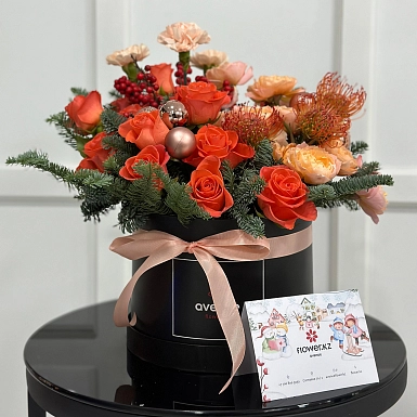 Зимняя композиция "Лесной эльф" - фото 5