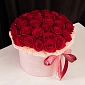 Коробка из 35 красных Голландских роз - фото 2