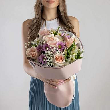 Букет из роз "Вкус праздника" S - фото 1