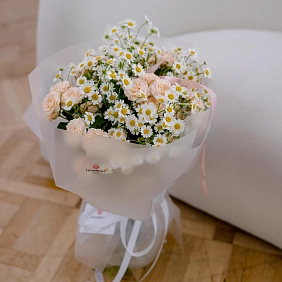 Букет из ромашек "Лучик"