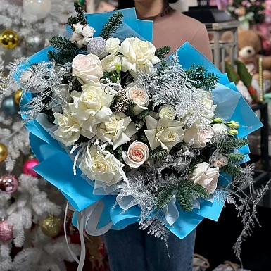 Зимний букет "Winter fashion" - фото 2
