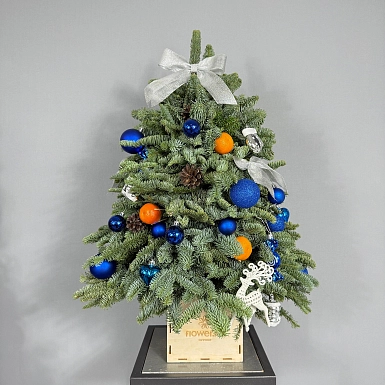 Новогодняя елочка "Лунный вечер" - фото 1