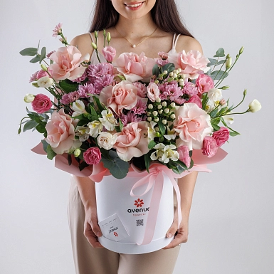 Композиция из роз и хризантем "Vivaldi" - фото 1