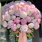 Букет из 51 розового пиона  - фото 3