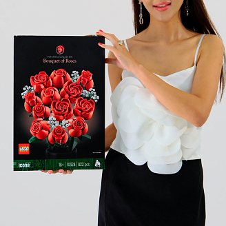 Купить Конструктор лего "Букет роз" в Алматы в интернет-магазине Flower.kz