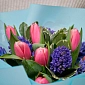 Букет из тюльпанов и гиацинтов "Каролина" - фото 5