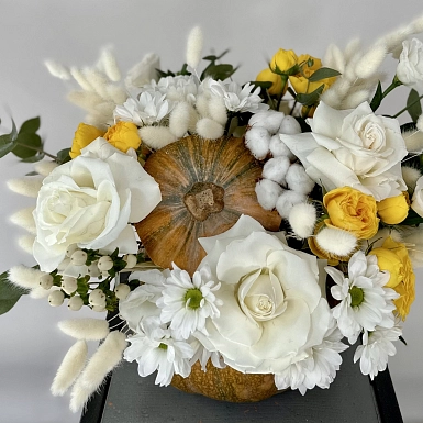 Композиция в тыкве "Мистика" - фото 2