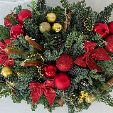 Зимняя композиция  "Лесное вдохновение" - фото 5