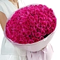 Букет из 101 малиновой розы 50 см "Тянь-Шань" - фото 2