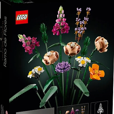 Конструктор лего "Букет цветов" - фото 8