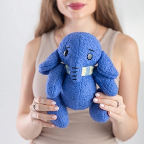 Мягкая игрушка ручной работы "Слоник"