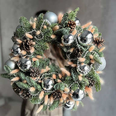 Новогодний венок "Морозко" - фото 1