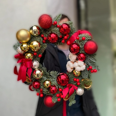 Новогодний венок "Классик" - фото 2