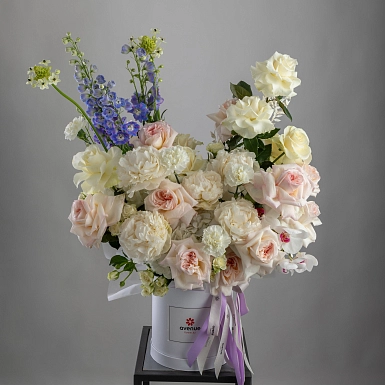 Композиция с пионами "Белый шоколад" - фото 3