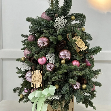 Новогодняя елочка "Winter lace" - фото 1