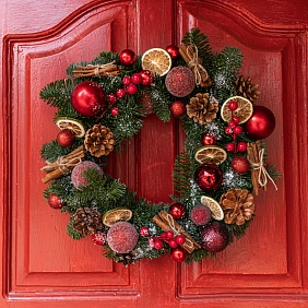 Новогодний венок "Зимняя сказка"