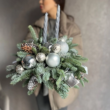 Новогодняя композиция "Сочельник" - фото 2