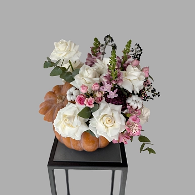 Композиция в тыкве "Кудесница" - фото 2