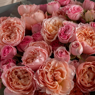 Букет из кустовых роз “Сладкая жизнь” - фото 5