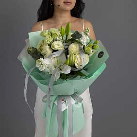 Букет из лилий "Кристалл"