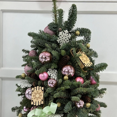 Новогодняя елочка "Winter lace" - фото 2