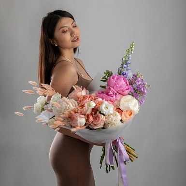 Букет с пионами "Dolce Vita" - фото 3