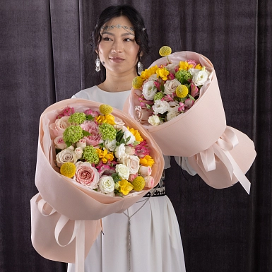 Сет из 2-х букетов "Smile" - фото 1