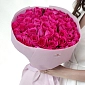 Букет из 51 малиновой розы 50 см "Тянь-Шань" - фото 3