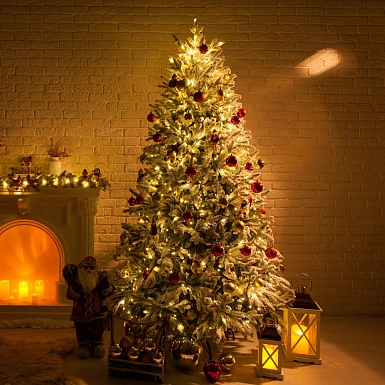 Ёлка заснеженная “Siberia Platinum” 210 см - фото 3