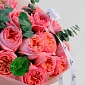 Букет из 15 пионовидных роз Pink Expression - фото 3