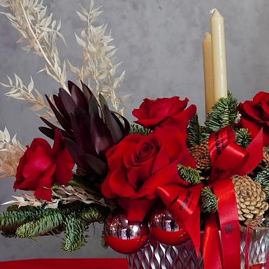 Новогодняя композиция "Искра" - фото 5