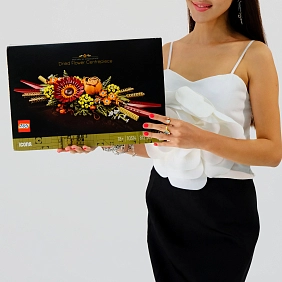 Конструктор лего "Украшение из сухоцветов"