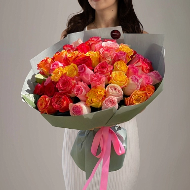 Голландская 51 микс роза 50 см - фото 3