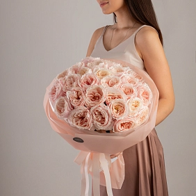 Купить пионовидные розы в Алматы