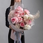 Букет из пионов и пионовидных роз "Ароматный" - фото 2