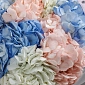 Букет из 15 микс гортензий "Bliss" фото