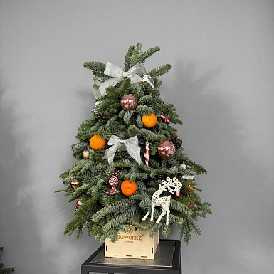 Новогодняя елочка "Морозное чудо" - фото 2