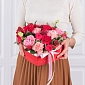 Композиция из пионовидных роз "Вечная любовь" - фото 5