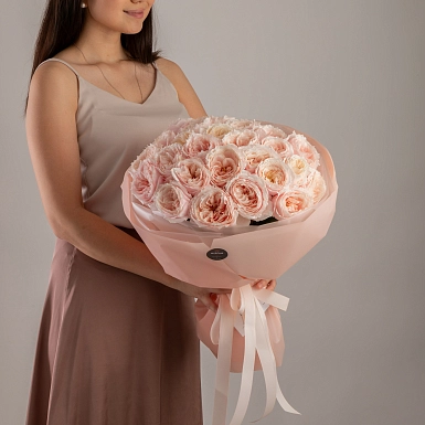 Букет из пионовидных роз Tsumugi S - фото 3